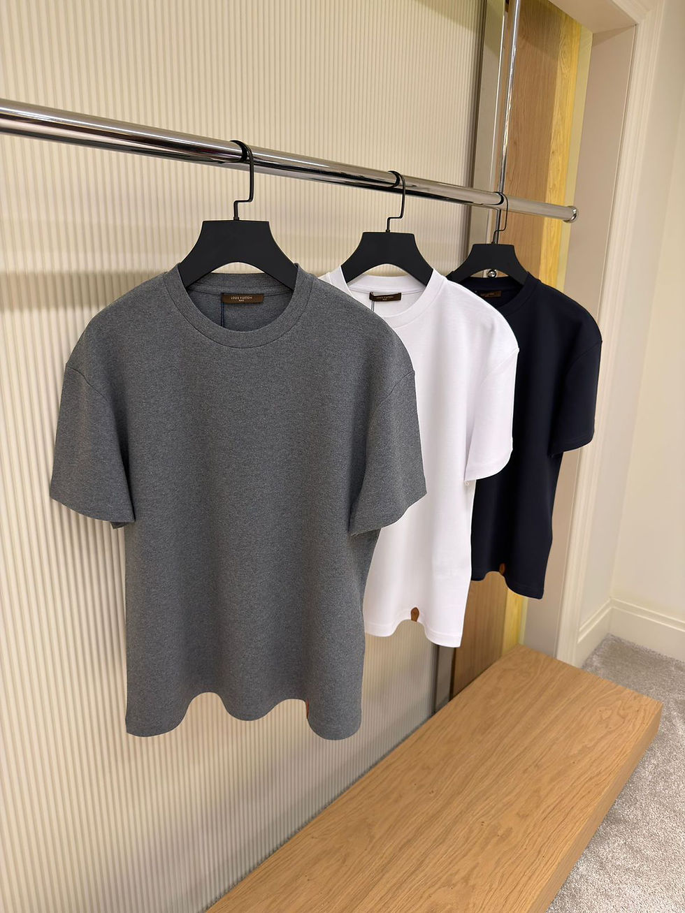 Thumbnail: Lv Short-sleeved cotton and silk T-shirt