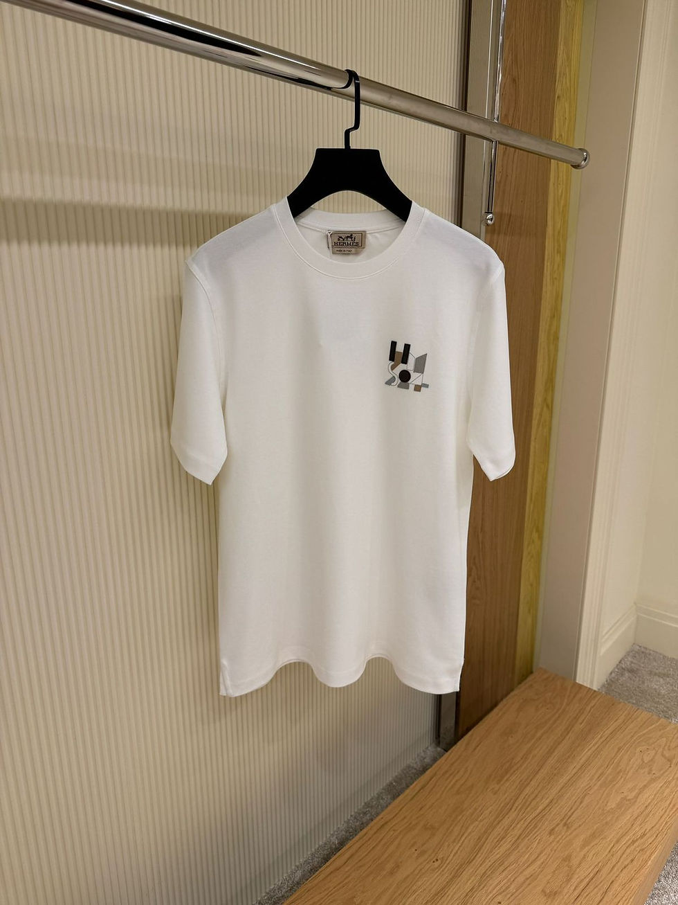 Thumbnail: Hermes T-shirt with leather detail