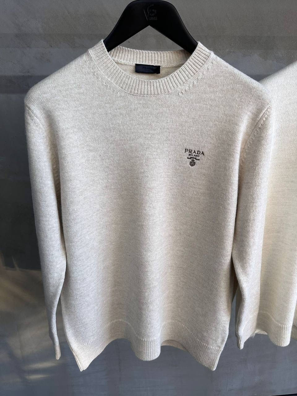 Thumbnail: Prada Superfine wool crew-neck sweater