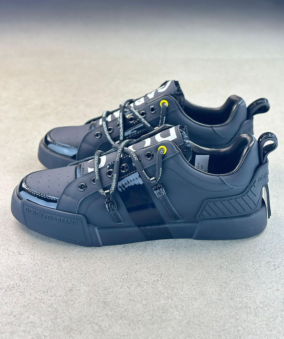 Thumbnail: Dolce & Gabbana Portofino logo print sneakers