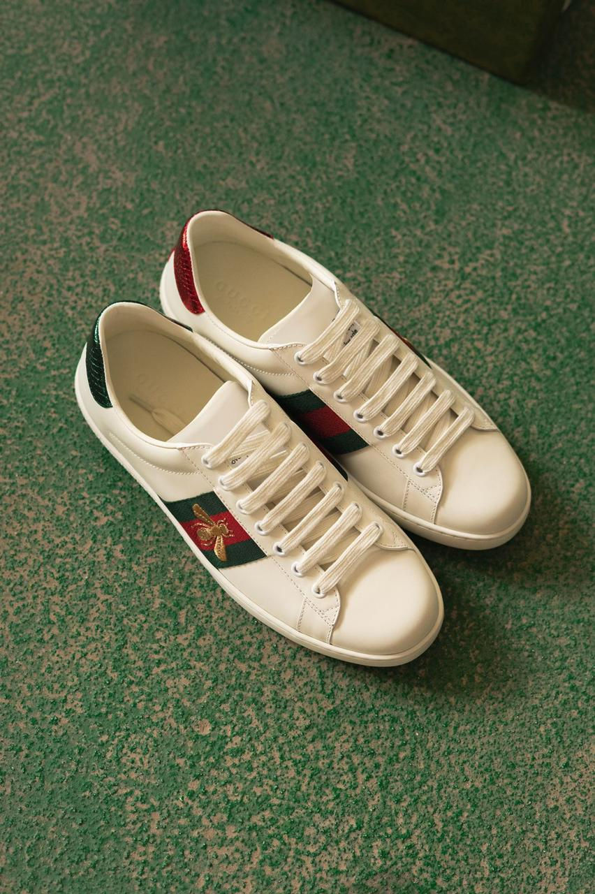 Thumbnail: Gucci embroidered Ace sneakers