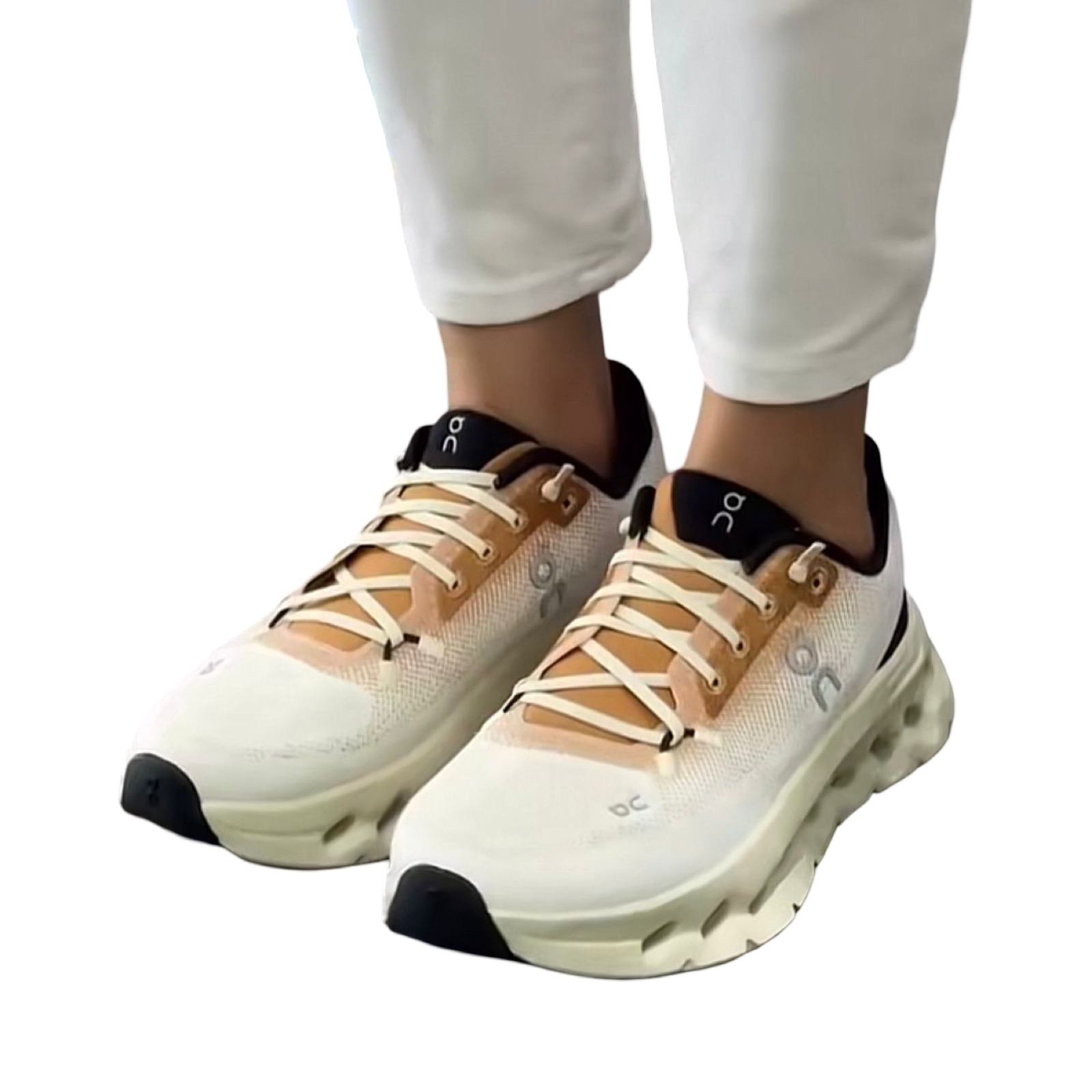 On Cloudtilt “pearl / lce” and “lvory/Almond”