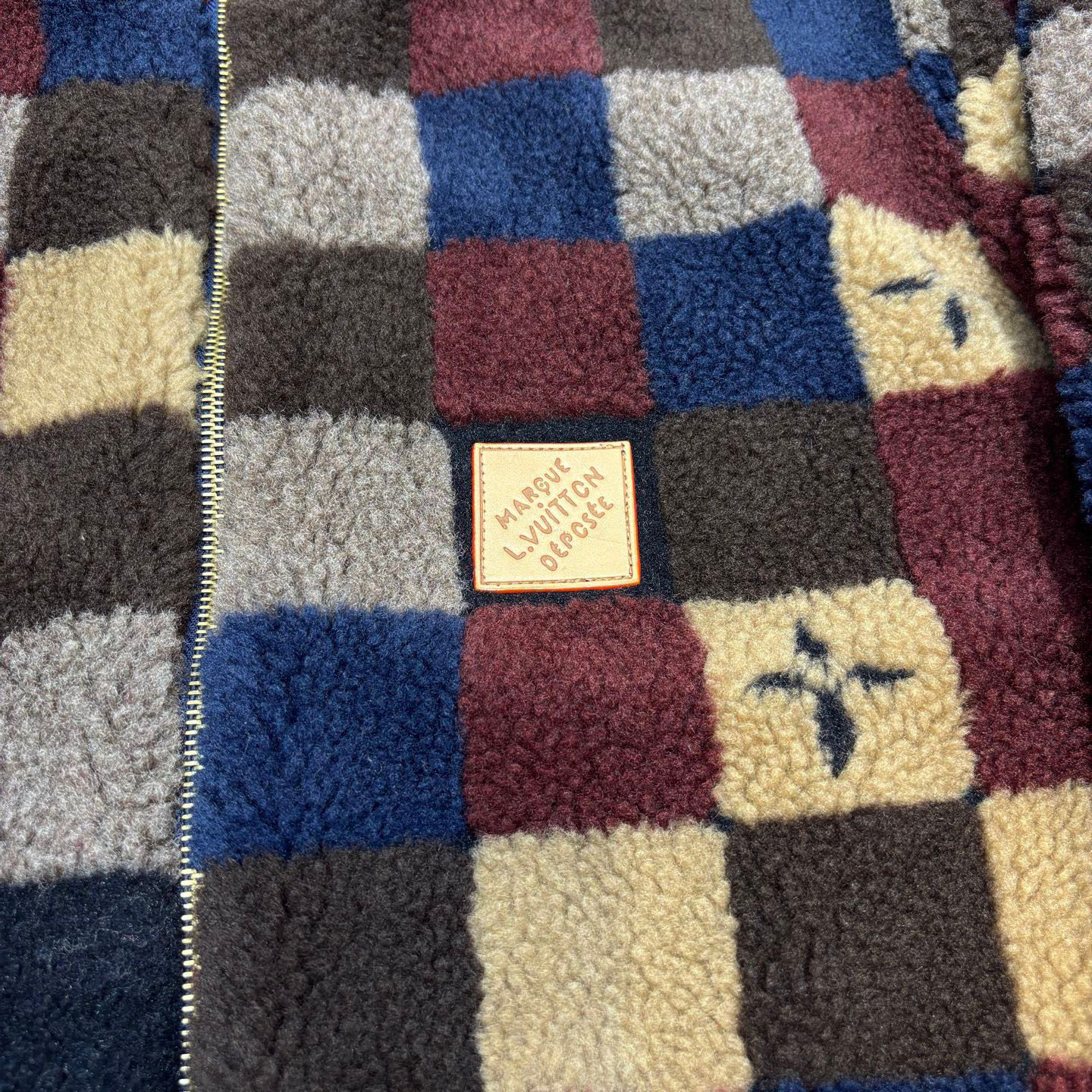 Lv Damier Fleece Blouson