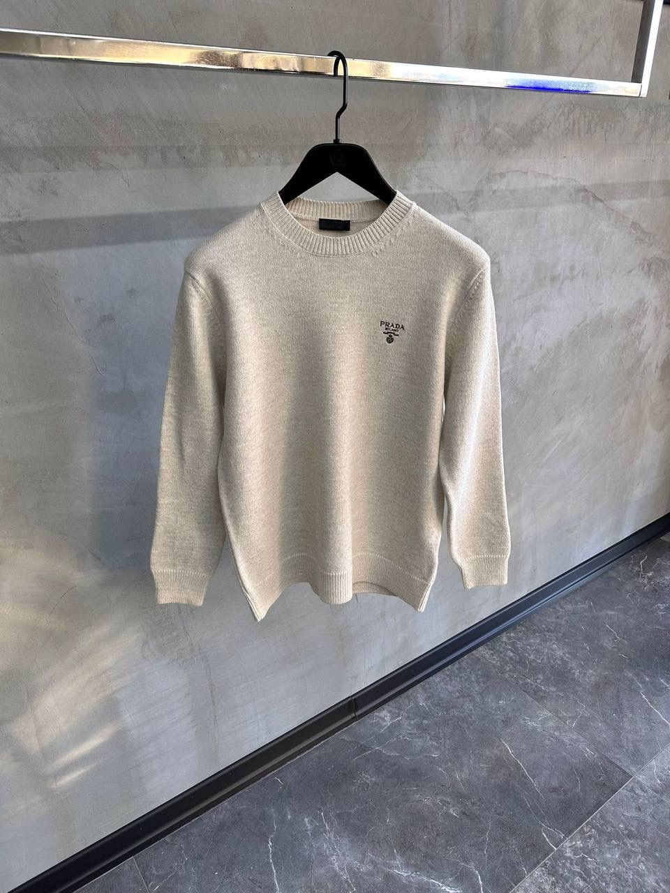 Thumbnail: Prada Superfine wool crew-neck sweater