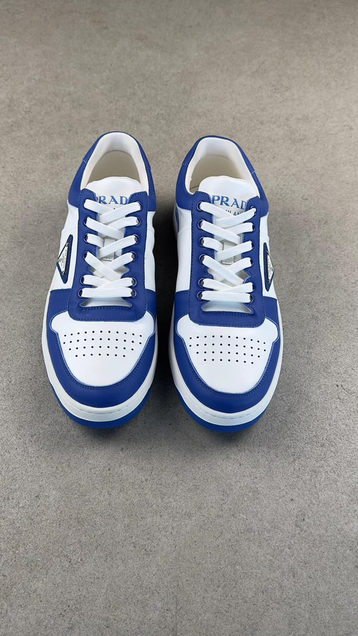 Thumbnail: Prada Downtown Triangle Logo Two-Toned Sneakers