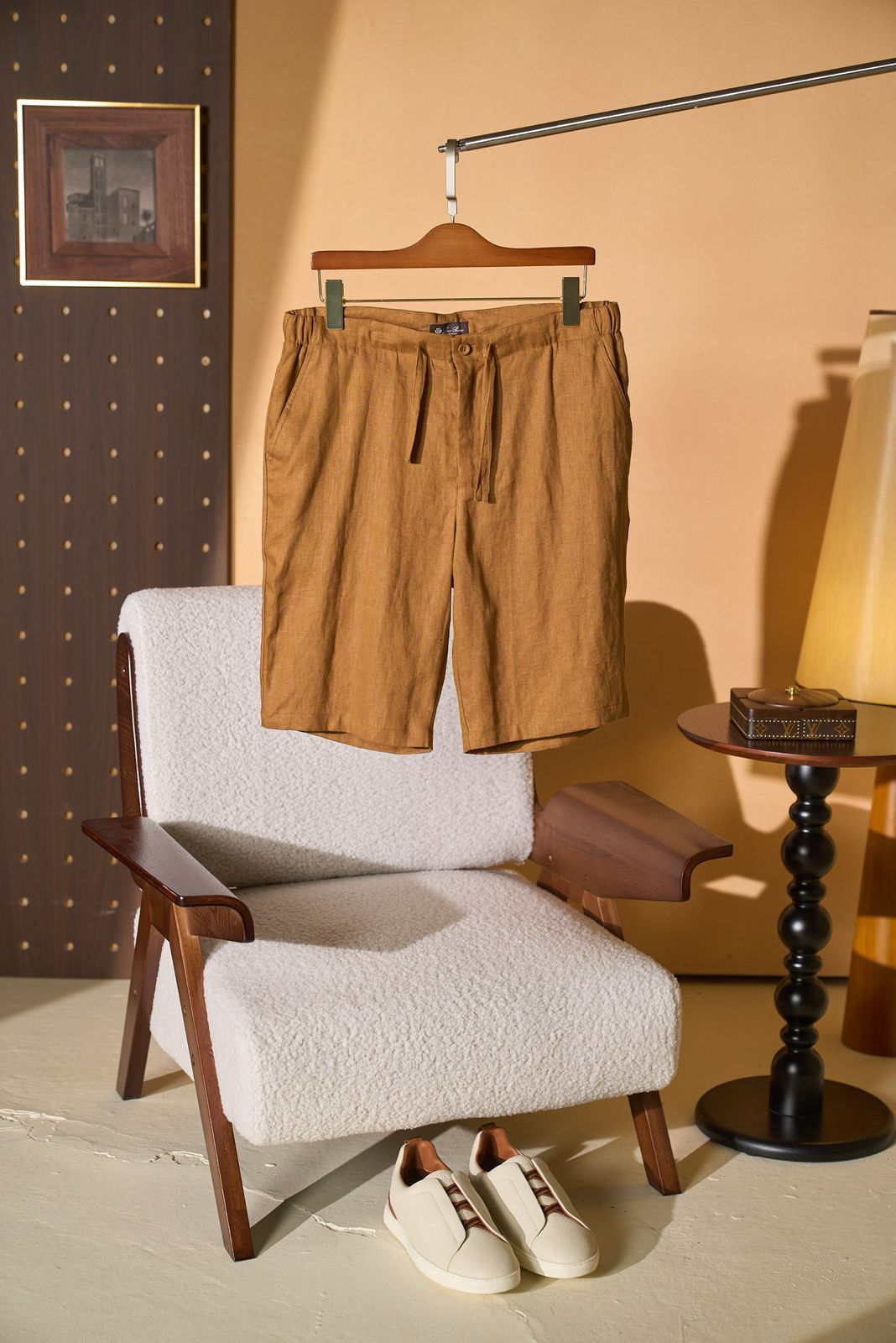 Loro Piana Linen Shorts