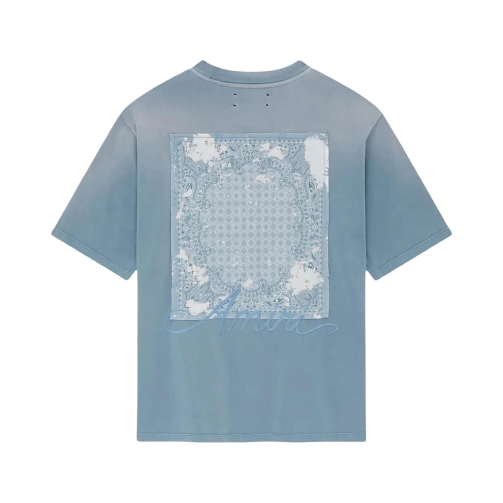 Amiri Bleach Bandana Patch T-Shirt