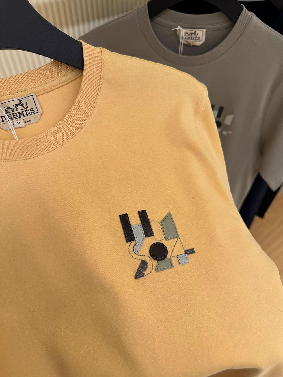 Thumbnail: Hermes T-shirt with leather detail