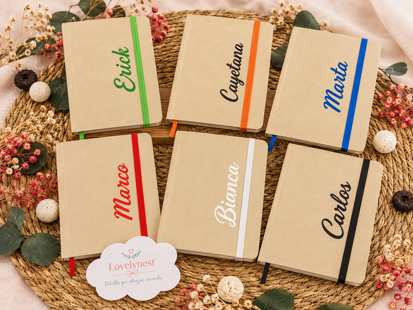 Libreta Evernote A6 con Nombre Personalizada