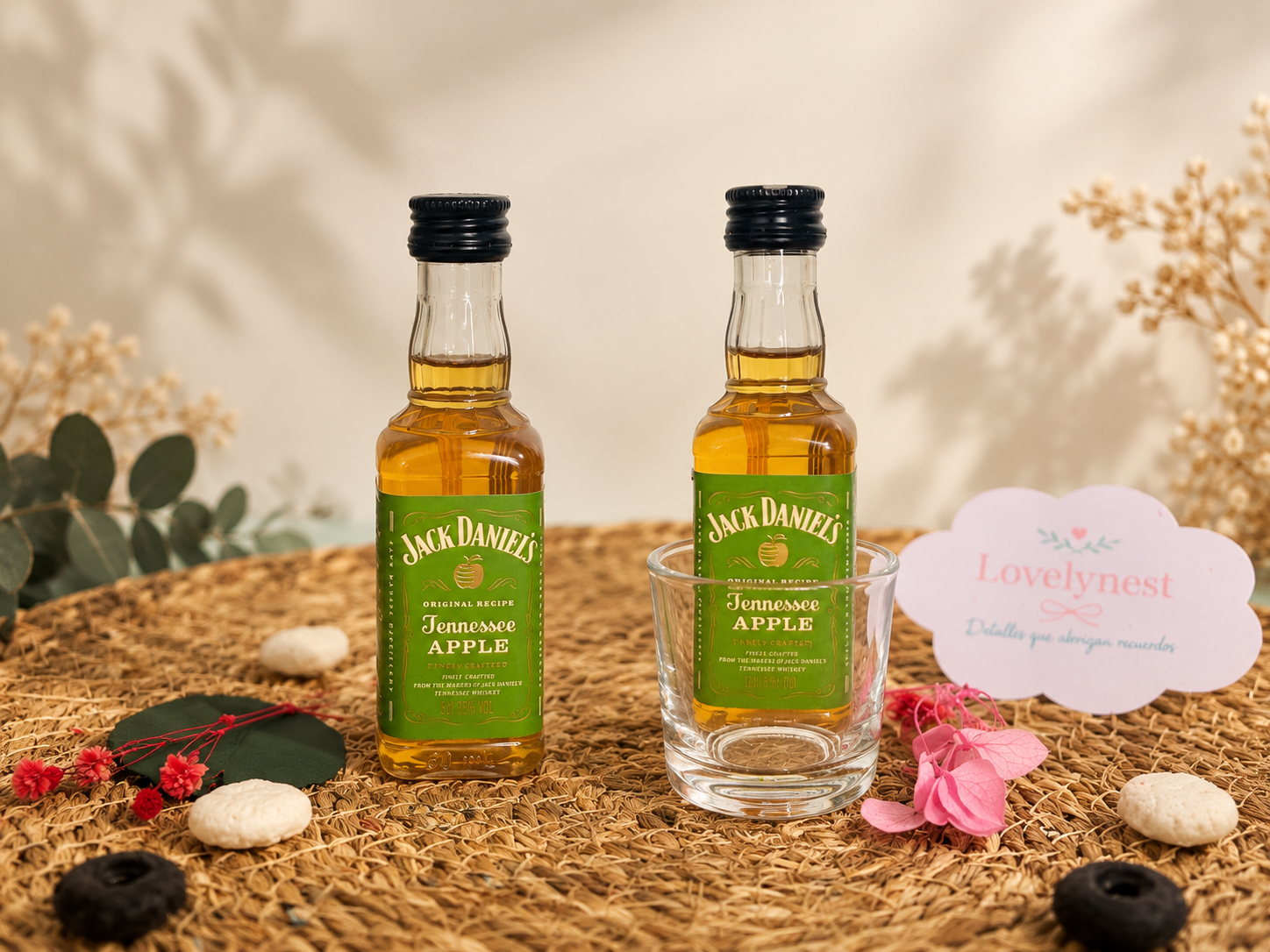 Botellita Jack Daniel's Apple Personalizada