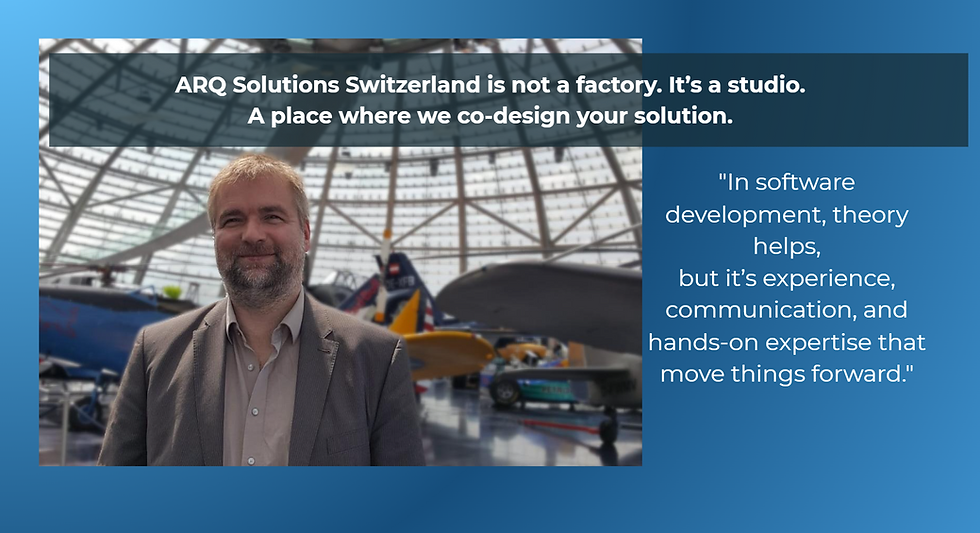 ARQ Solutions Switzerland.