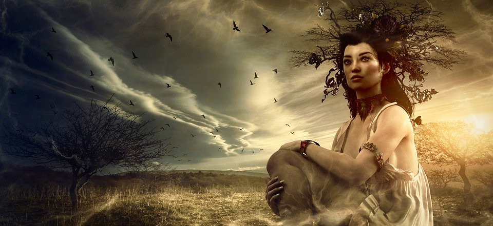 Woman in the Wild (Pixabay)