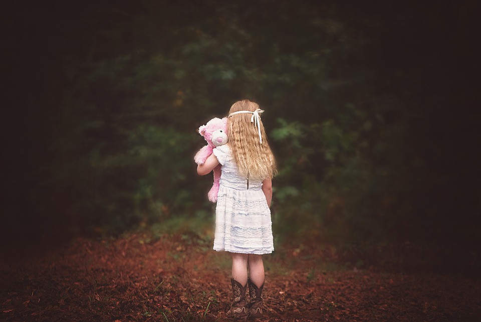 Littl Girl and Teddy CC0