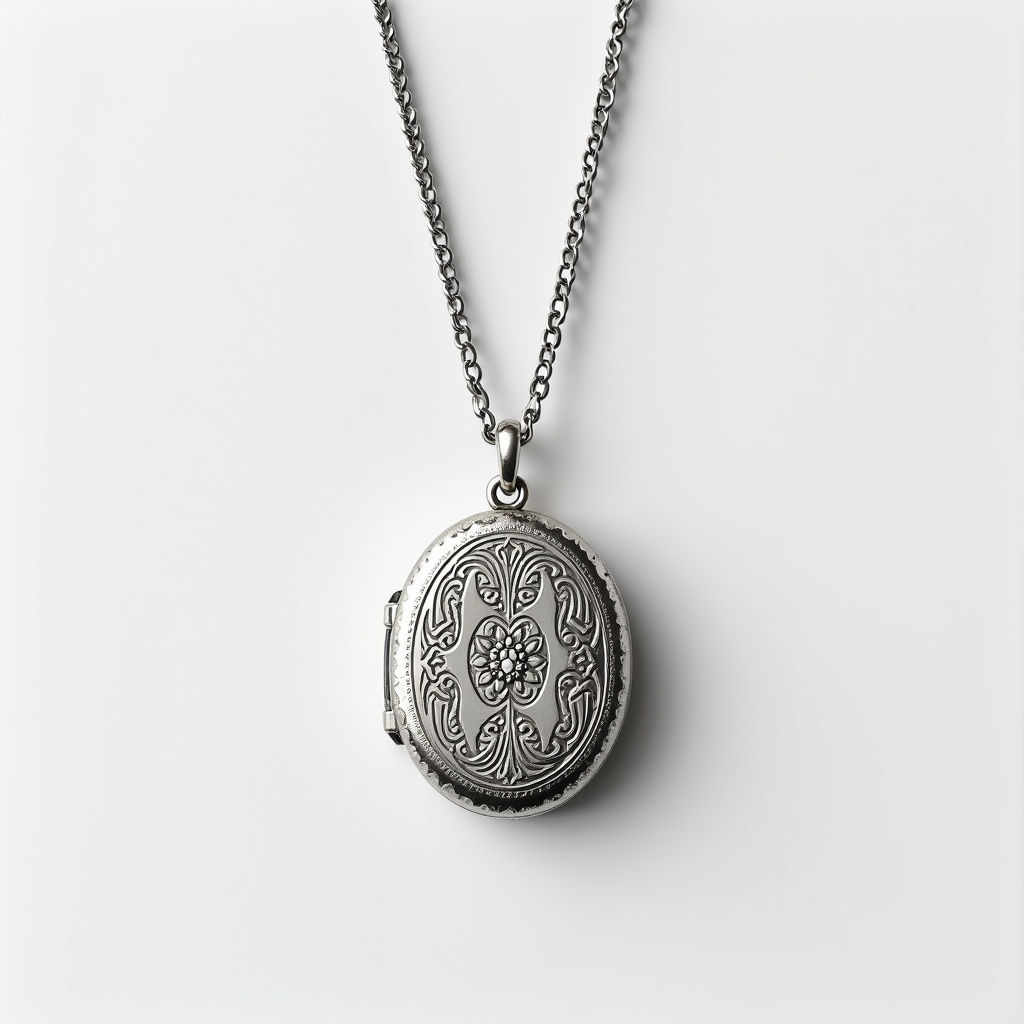 Engraved Silver Locket