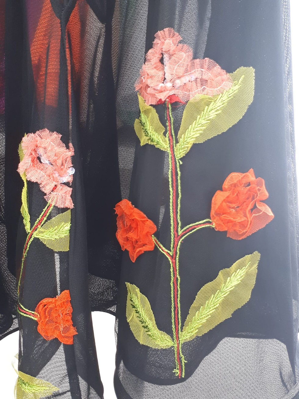 Miniatura: Gonna fiore rosso