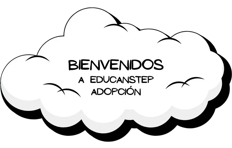 Ilustración de bienvenida a EducanStep Adopcion