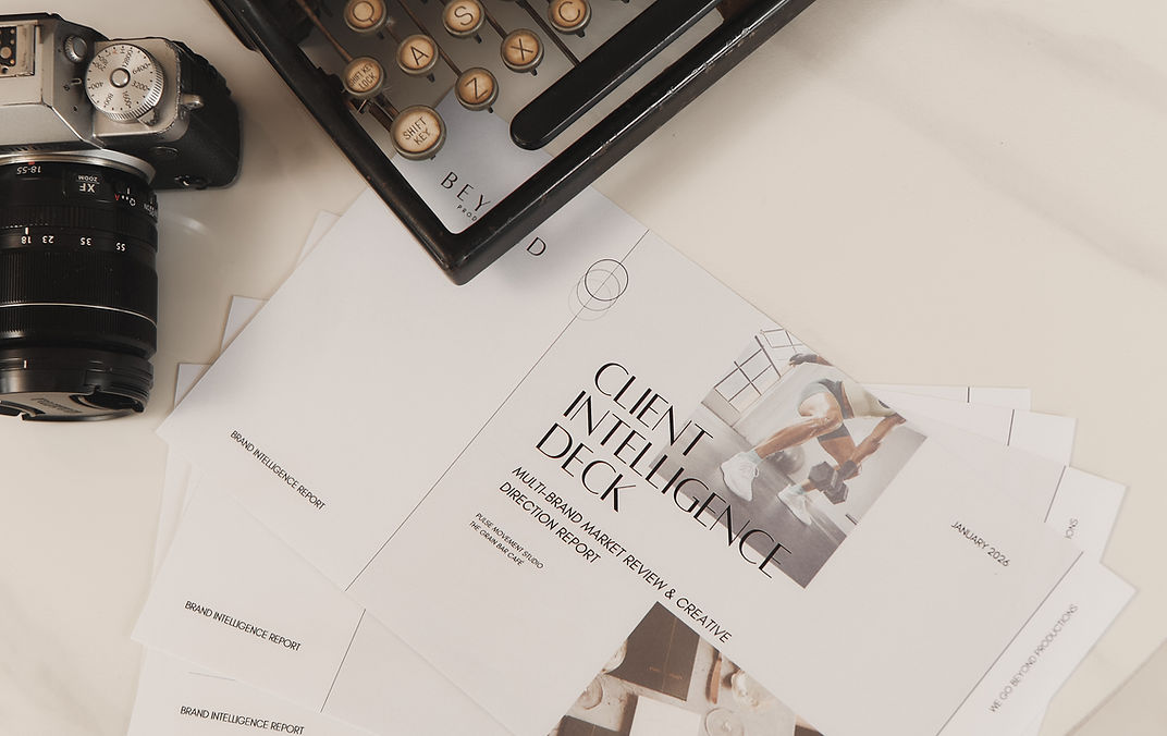 Flat Lay photography for Beyond Productions Visual Asset Agency