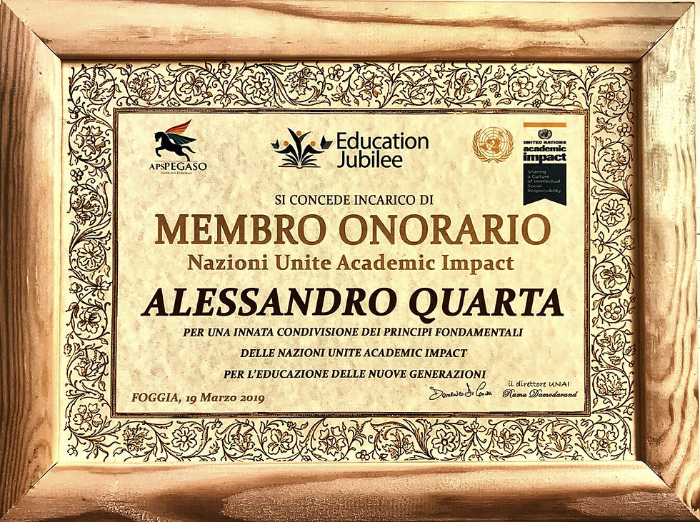 Premio UNESCO Nazioni Unite.