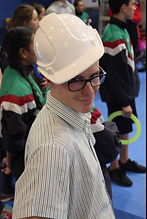 Leighton Beanland inspecting the facilities and safe work practices