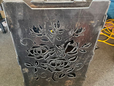 We are making custom fire pits that are grills too!