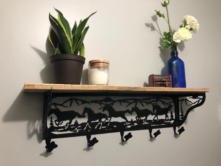 Coatrack/Shelves are now available! Send us a message!