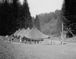 Waiern Summer Camp, boys tents, Sept. 1949