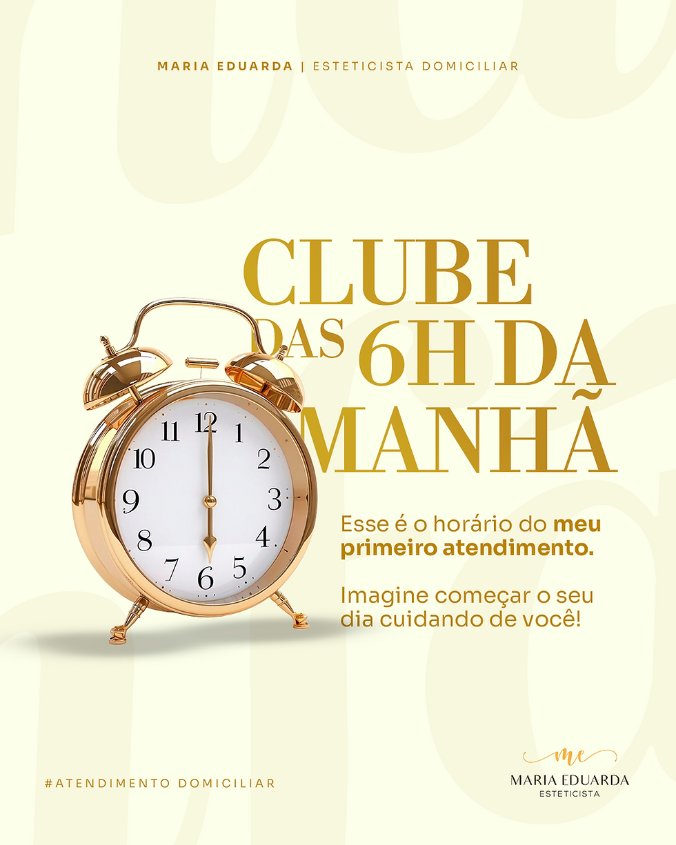 Autocuidado Antes do Sol Nascer: Por que Começo meus Atendimentos às 6h?