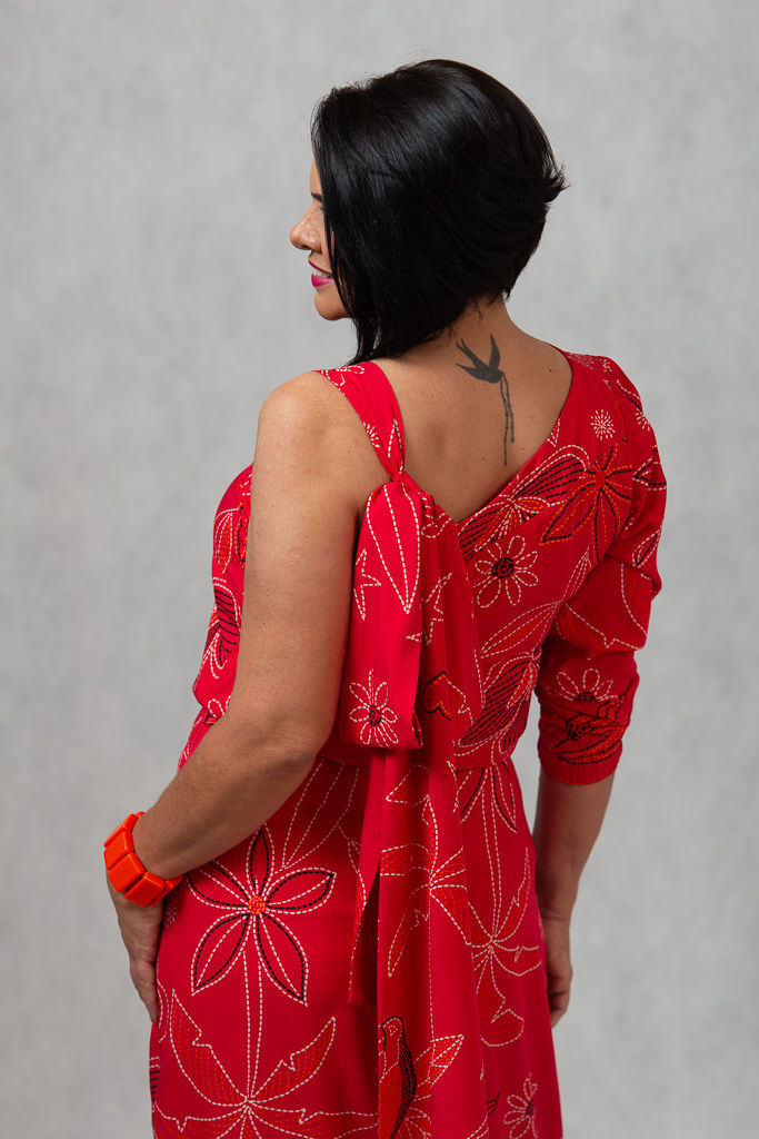 Blusa Entardecer Fúcsia