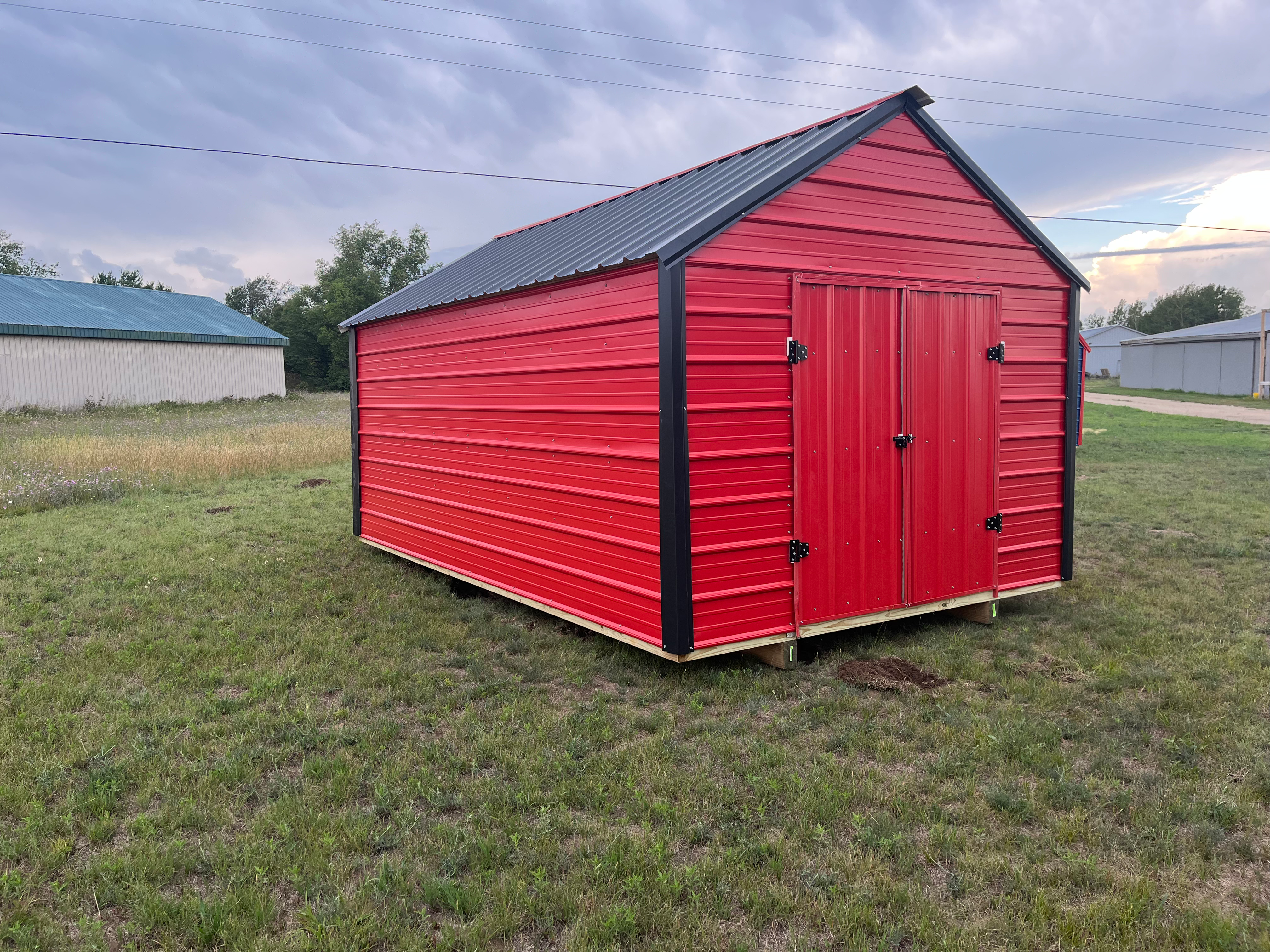 10'x16'steele shed,