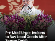Pm Modi Urges Indians to Buy Local Goods After Trump’s Tariffs