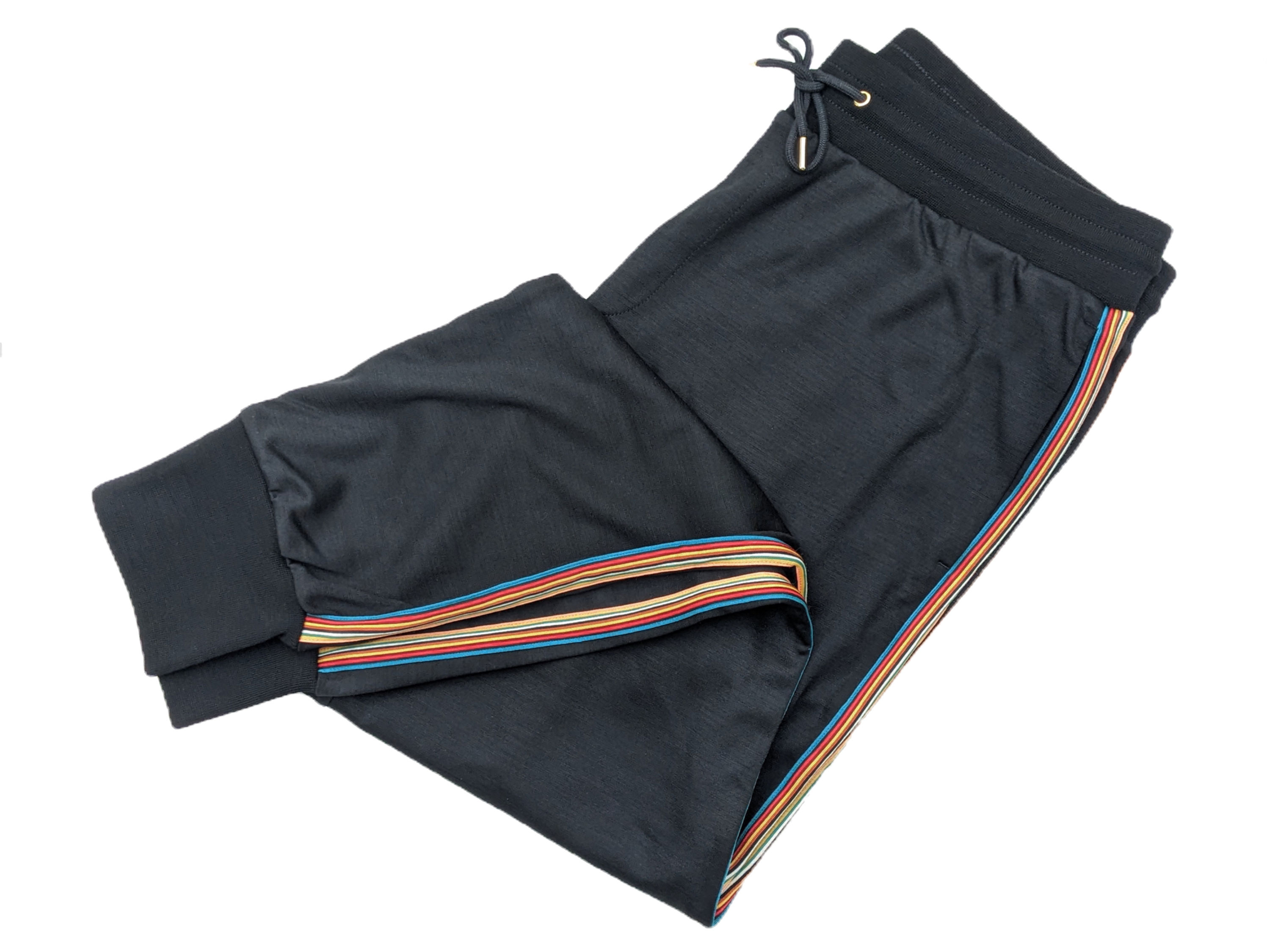 Paul Smith Men’s Artist Stripe Taped Seam Wool Joggers Size M BNWT | £375