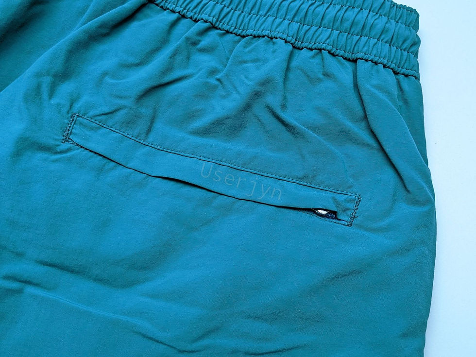 縮圖：Paul Smith Artist Stripe Green Swim Shorts close back view