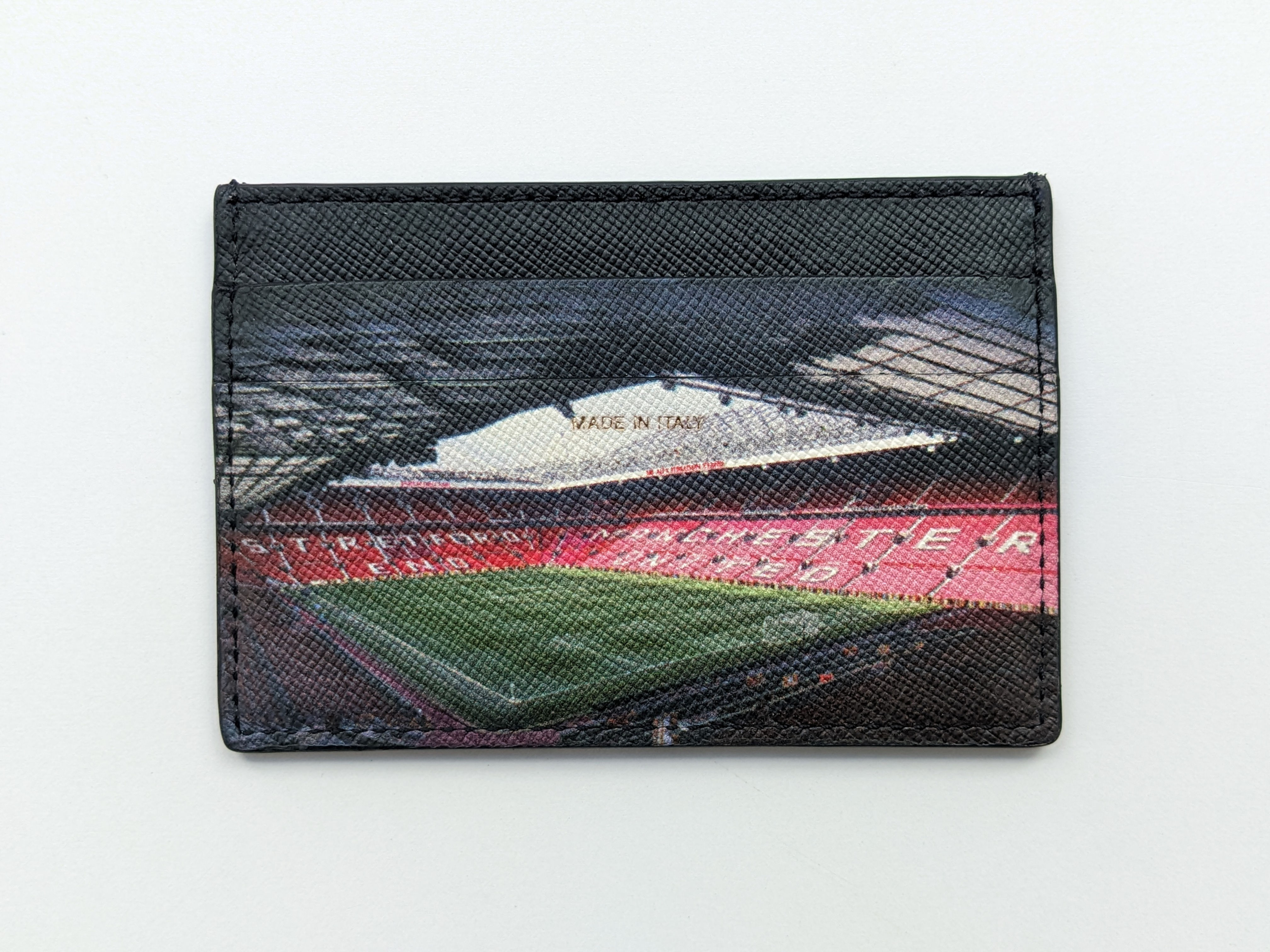 Paul Smith Men's Manchester United Stadium Leather Card Holder Wallet BNWT |£140