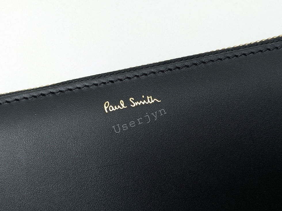 縮圖：Paul Smith Signature Stripe Interior Travel Wallet Purse close front view