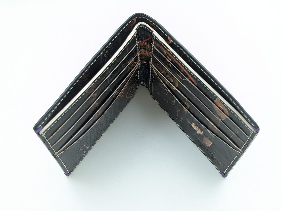 Thumbnail: Paul Smith Men’s SS11 Vintage Mini Engine Leather Wallet BNWT Ultra Rare