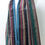 Thumbnail: Striped scarf in shades of blue, red, green, and black displayed on white