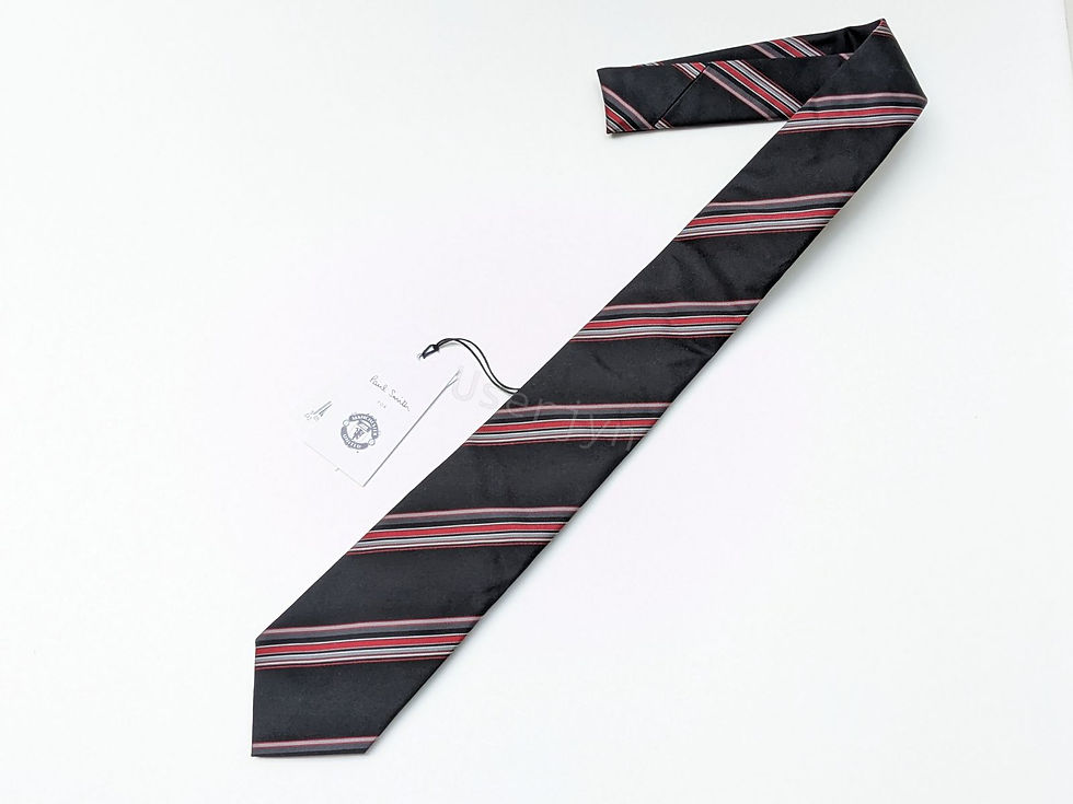 Thumbnail: Paul Smith For Manchester United Classic Signature Stripe Tie overview