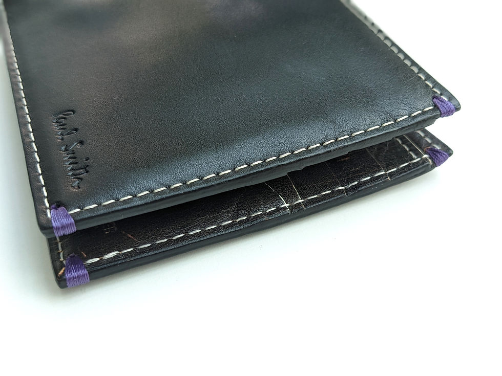 Thumbnail: Paul Smith Men’s SS11 Vintage Mini Engine Leather Wallet BNWT Ultra Rare