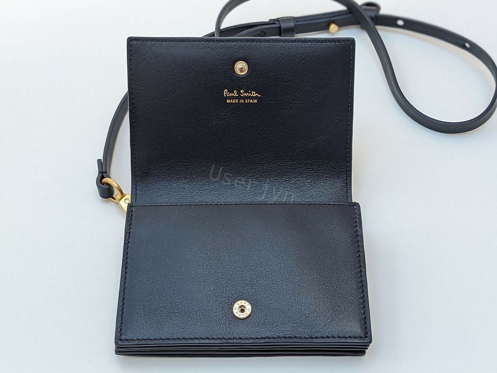 Thumbnail: Paul Smith Women's Signature Swirl Stripe Swirl Mini Purse opening