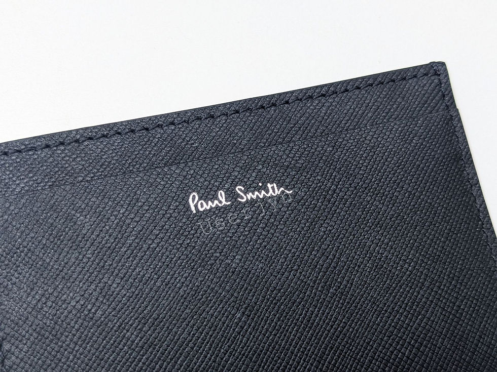 縮圖：Paul Smith MINI Nottingham Card Holder Case Wallet close back view