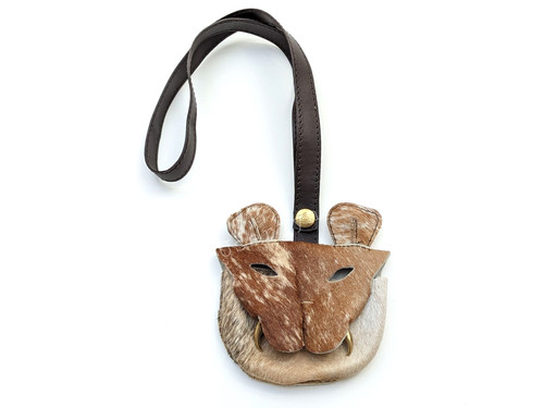 Vivienne Westwood Tiger Tiger Cowhide Leather Lanyard Pouch Bag