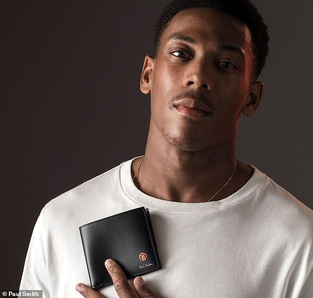 Thumbnail: Paul Smith x Manchester United Vintage Rosette Wallet marketed by a footballer