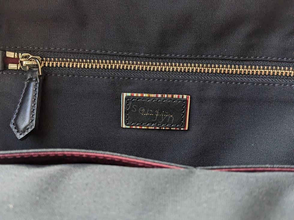 縮圖：Paul Smith women's signature stripe tab backpack rucksack internal leather patch
