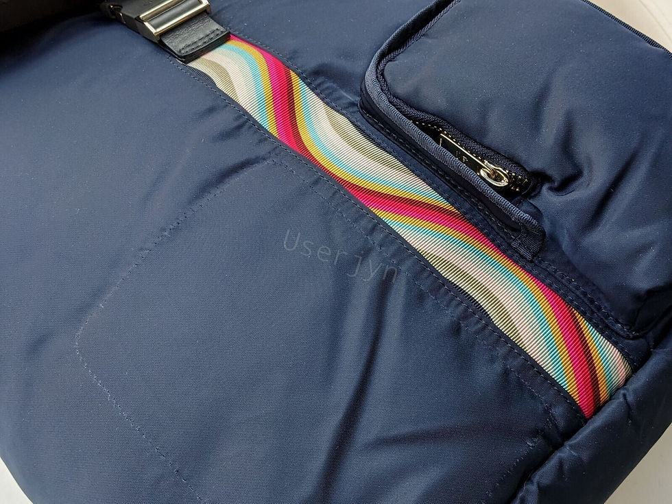 縮圖：Paul Smith swirl trim backpack rucksack swirl ribbon
