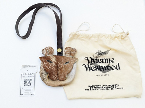 Vivienne Westwood Tiger Tiger Cowhide Leather Lanyard Pouch Bag