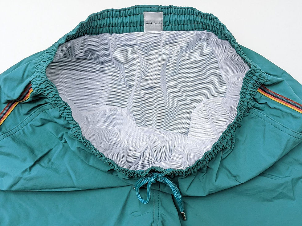 Thumbnail: Paul Smith Artist Stripe Green Swim Shorts inner view