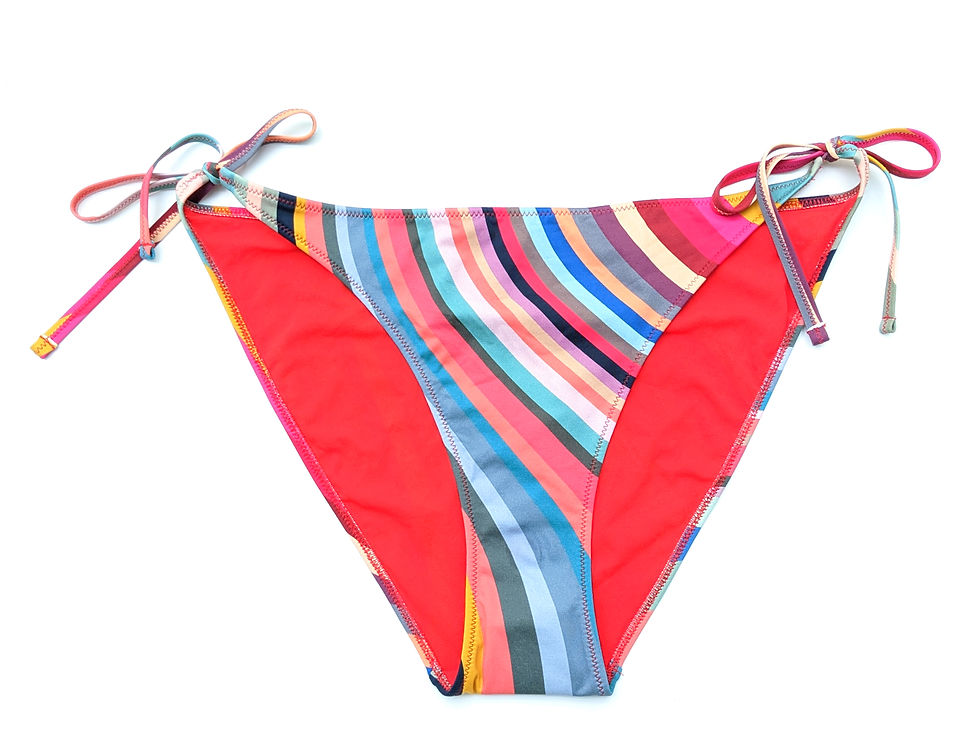 縮圖：Paul Smith signature stripe multi-color bikini bottoms