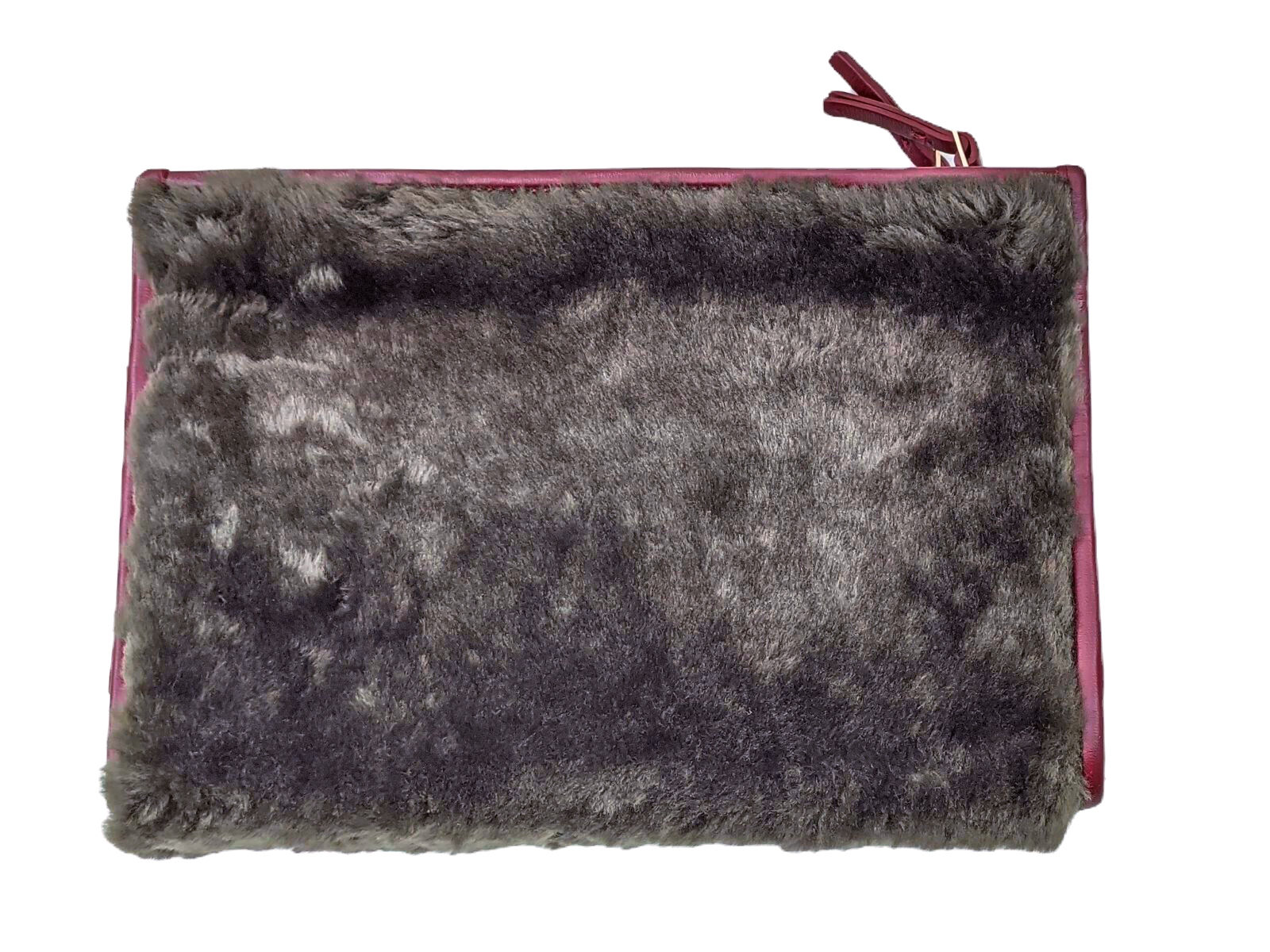 Paul Smith Women's Shearling Leather Clutch Bag Brown BNWT | £425