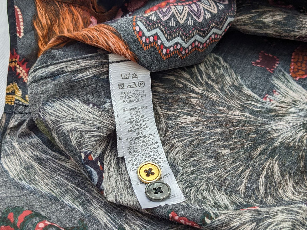 縮圖：Paul Smith Mainline Monkey & Artist Stripe Cuff Shirt with a label