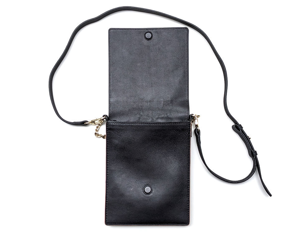 縮圖：Open Paul Smith leather crossbody bag with strap